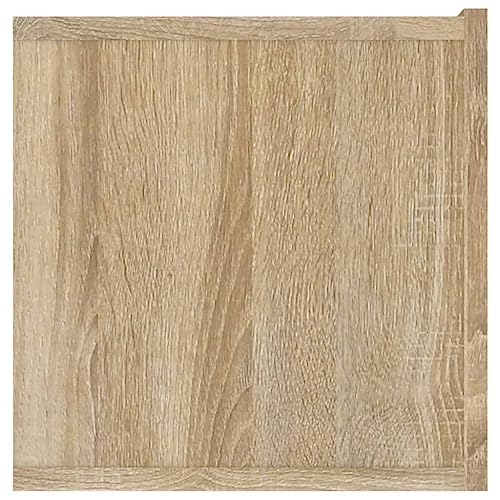 Genérico Wenjingqi Muebles de TV 2 uds Madera ingeniería Roble Sonoma 80x30x30 cm, Marrón 804538