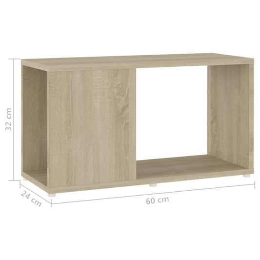 ShGaxin Mueble para TV, Mesa TV, Mueble TV Salon, Mueble Television, Mesa Television, Muebles De Salon, Mesa Salón TV, aglomerado Roble Sonoma 60x24x32 cm