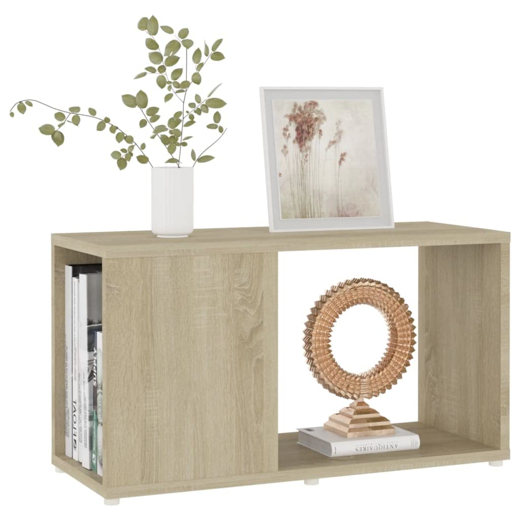 ShGaxin Mueble para TV, Mesa TV, Mueble TV Salon, Mueble Television, Mesa Television, Muebles De Salon, Mesa Salón TV, aglomerado Roble Sonoma 60x24x32 cm